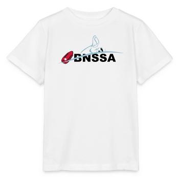 BNSSA sauvetage aquatique - T-shirt bio MINI CREATOR Stanley/Stella Enfant - blanc - Devant - Maike (125cm)