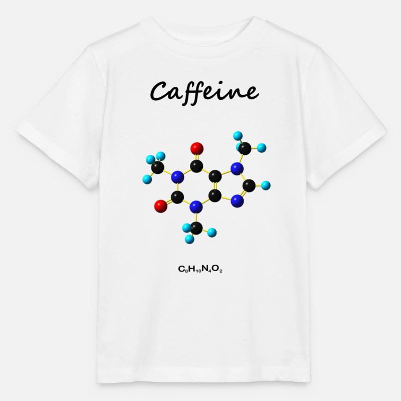 Caffeine - T-shirt bio MINI CREATOR Stanley/Stella Enfant - blanc