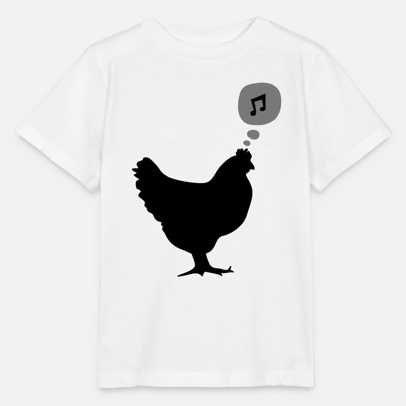 chicken - T-shirt bio MINI CREATOR Stanley/Stella Enfant - blanc