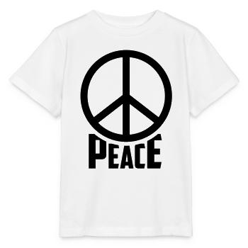 paix hippie de paix - T-shirt bio MINI CREATOR Stanley/Stella Enfant - blanc - Devant - Maike (125cm)