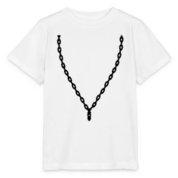 halskette schmuck halsband aufhaengen kette schoen - Stanley/Stella Kinder T-Shirt MINI CREATOR  - Weiß - Vorne - Maike (125cm)