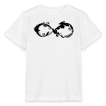 Un symbole de l'infini - T-shirt bio MINI CREATOR Stanley/Stella Enfant - blanc - Devant - Maike (125cm)