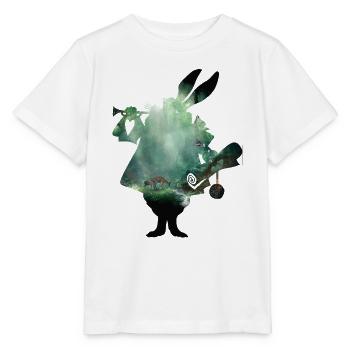 Kaninchen und Wald - Stanley/Stella Kinder T-Shirt MINI CREATOR  - Weiß - Vorne - Maike (125cm)