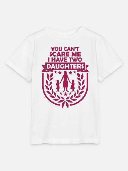I have two daughters - Stanley/Stella Kinder T-Shirt MINI CREATOR  - Weiß