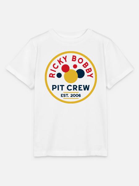 Ricky Bobby Pit Crew - Stanley/Stella Kinder T-Shirt MINI CREATOR - Weiß