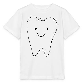 Tooth sweet - Stanley/Stella MINI CREATOR Kids’ T-Shirt - white - Front - Maike (125cm)