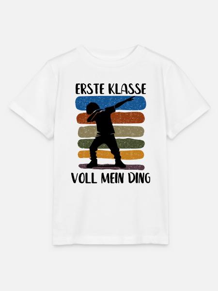 Erste Klasse voll mein Ding - Einschulungs - Stanley/Stella Kinder T-Shirt MINI CREATOR - Weiß