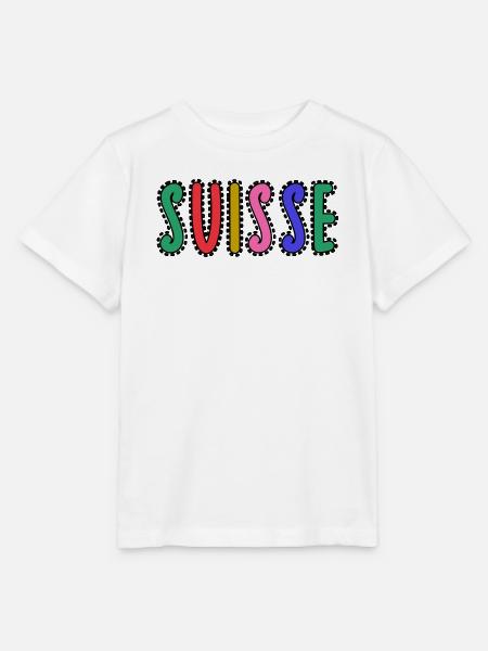 SCHWEIZ - Stanley/Stella Kinder T-Shirt MINI CREATOR - Weiß