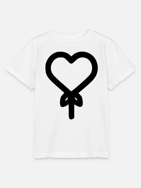 Herz-Ballon - Stanley/Stella Kinder T-Shirt MINI CREATOR - Weiß