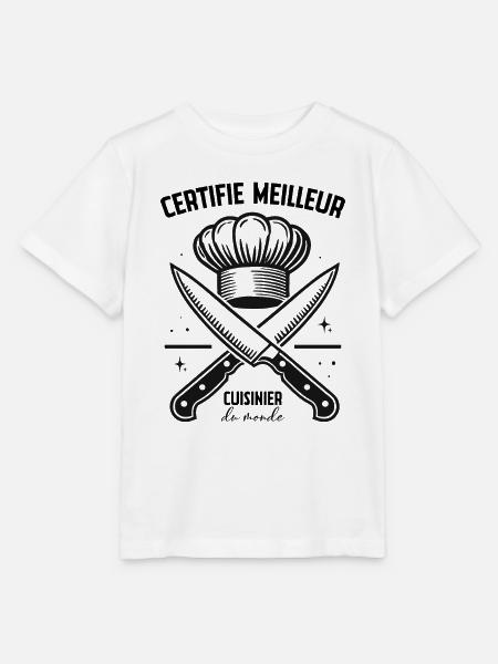 Bester Koch - Stanley/Stella Kinder T-Shirt MINI CREATOR - Weiß