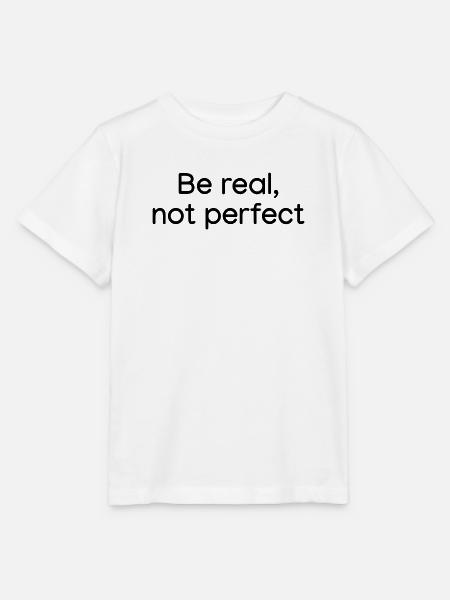 Sei echt, nicht perfekt weiß - Stanley/Stella Kinder T-Shirt MINI CREATOR - Weiß