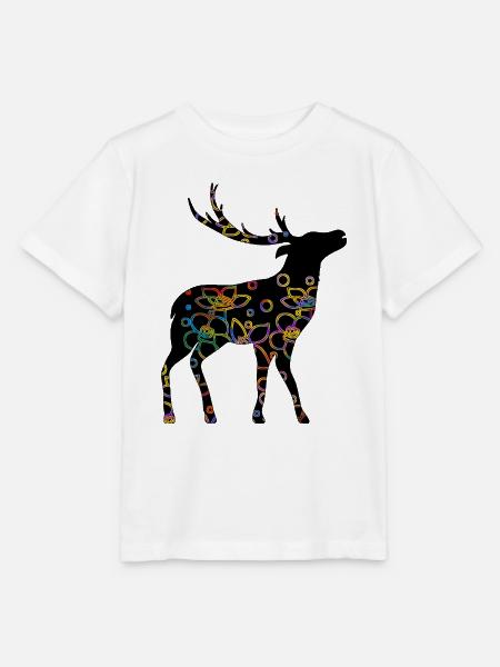 Hirsch - Stanley/Stella Kinder T-Shirt MINI CREATOR - Weiß