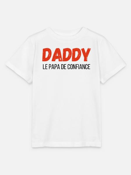 Daddy, der vertraute Papa – Geschenkidee - Stanley/Stella Kinder T-Shirt MINI CREATOR  - Weiß