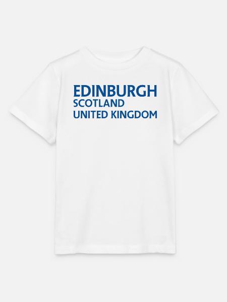 Edinburgh – Schottland Textdesign - Stanley/Stella Kinder T-Shirt MINI CREATOR - Weiß