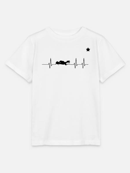 mottorad herz - Stanley/Stella Kinder T-Shirt MINI CREATOR  - Weiß