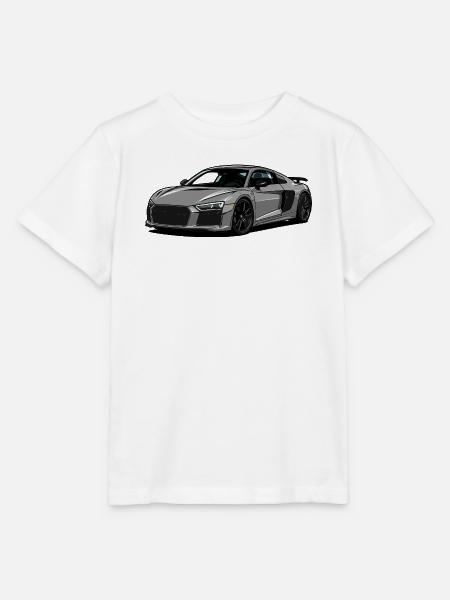 Grauer Supersport Roadster - Stanley/Stella Kinder T-Shirt MINI CREATOR - Weiß