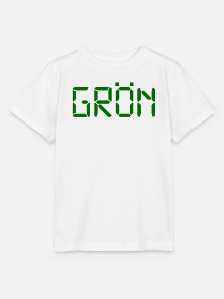 Grün – LCD - Stanley/Stella Kinder T-Shirt MINI CREATOR - Weiß