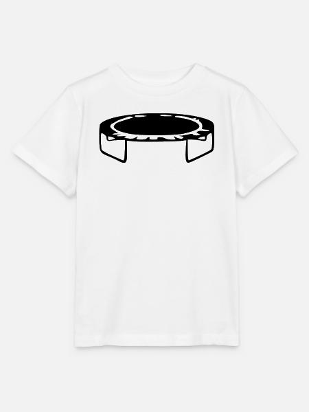 Trampolin springen Geschenk - Stanley/Stella Kinder T-Shirt MINI CREATOR - Weiß