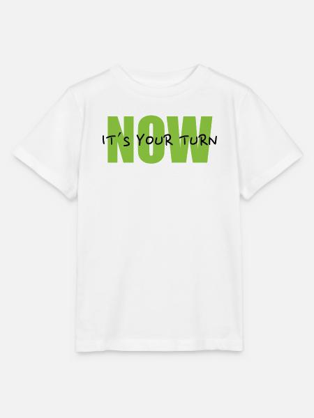 NOW – It´s your turn - Stanley/Stella Kinder T-Shirt MINI CREATOR - Weiß