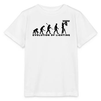 Evolution of Lighting – Veranstaltungstechnik - Stanley/Stella Kinder T-Shirt MINI CREATOR  - Weiß - Vorne - Maike (125cm)