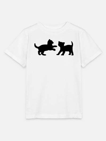 Zwei Kätzchen, die - Stanley/Stella Kinder T-Shirt MINI CREATOR - Weiß