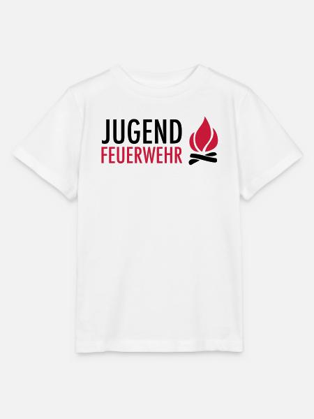 Jugend Feuerwehr mit Flamme - Stanley/Stella Kinder T-Shirt MINI CREATOR - Weiß