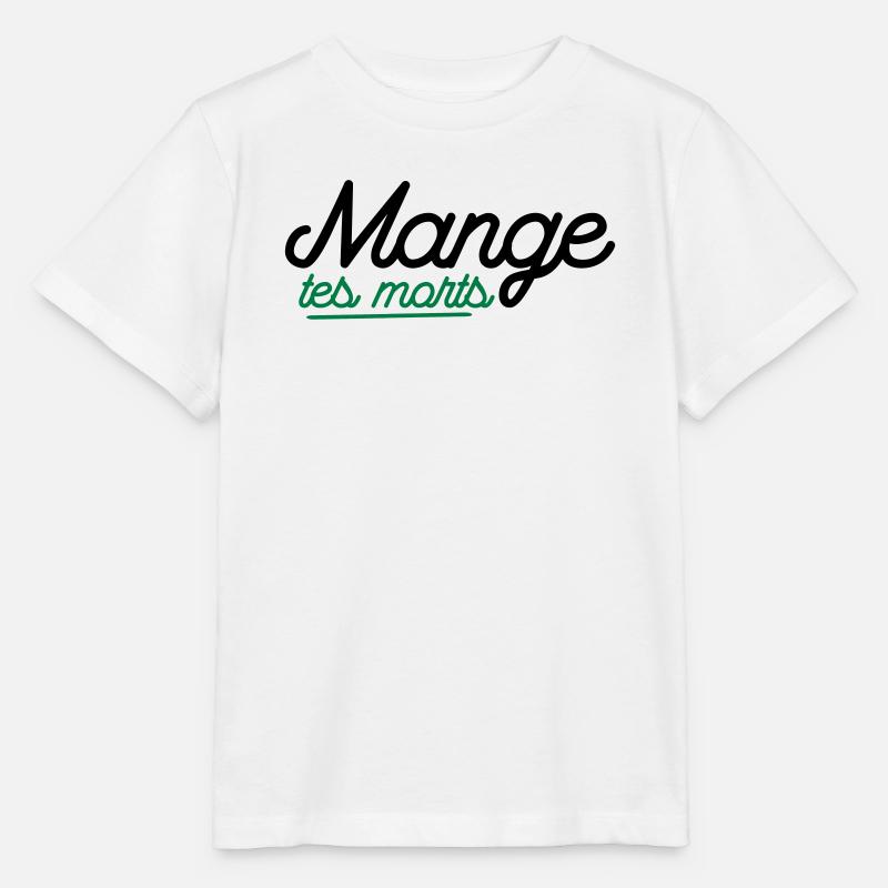 Mange tes morts - T-shirt bio MINI CREATOR Stanley/Stella Enfant - blanc