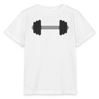 Dumbbell - Stanley/Stella MINI CREATOR Kids’ T-Shirt - white - Front - Maike (125cm)