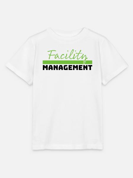 Tshirt Facility Management green schwarz - Stanley/Stella Kinder T-Shirt MINI CREATOR - Weiß