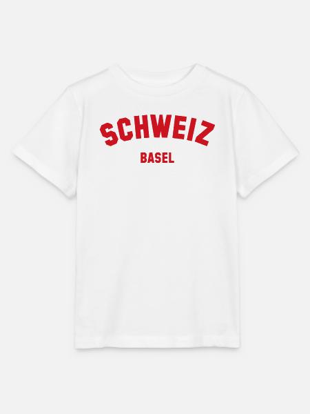 BASEL Switzerland Schweiz - Stanley/Stella Kinder T-Shirt MINI CREATOR - Weiß