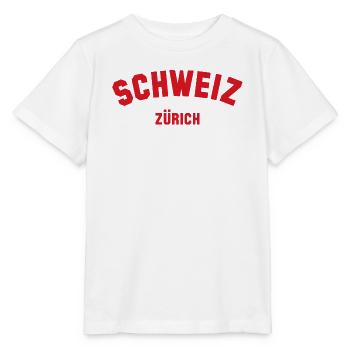 ZURICH Switzerland Switzerland - Stanley/Stella MINI CREATOR Kids’ T-Shirt - white - Front - Maike (125cm)
