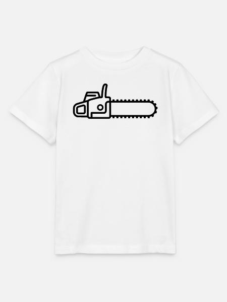 Kettensäge - Stanley/Stella Kinder T-Shirt MINI CREATOR - Weiß
