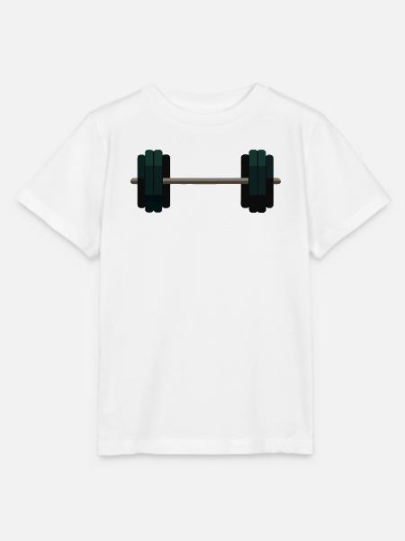 Langhantel-Hantel - Stanley/Stella Kinder T-Shirt MINI CREATOR - Weiß