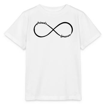 Friends Forever Unendlich Zeichen Freundschaft - Stanley/Stella Kinder T-Shirt MINI CREATOR  - Weiß - Vorne - Maike (125cm)