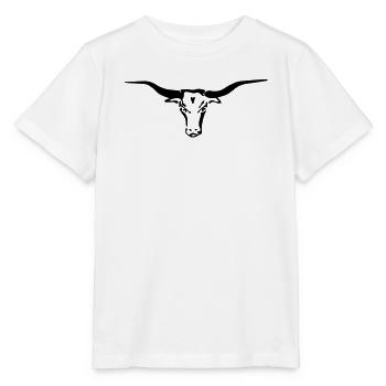 texas longhorn - Stanley/Stella MINI CREATOR Kids’ T-Shirt - white - Front - Maike (125cm)