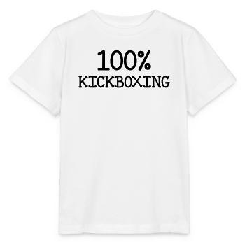 Kickboxing / Kick-Boxeur / Kick Boxing / - T-shirt bio MINI CREATOR Stanley/Stella Enfant - blanc - Devant - Maike (125cm)