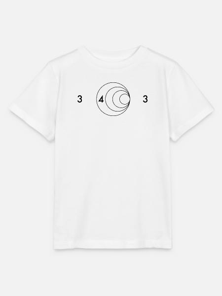 Geschwindigkeit des Klangs Science T-Shirt - Stanley/Stella Kinder T-Shirt MINI CREATOR - Weiß