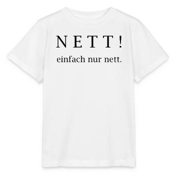 Nett! einfach nur nett. - Stanley/Stella Kinder T-Shirt MINI CREATOR  - Weiß - Vorne - Maike (125cm)
