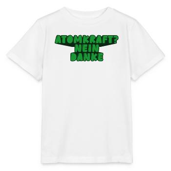 Atomkraft? Nein danke - Stanley/Stella Kinder T-Shirt MINI CREATOR  - Weiß - Vorne - Maike (125cm)