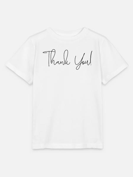 Dankeschön Script Schriftzug - Stanley/Stella Kinder T-Shirt MINI CREATOR  - Weiß