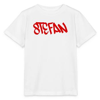 Geschenkidee für Stefan - Stanley/Stella Kinder T-Shirt MINI CREATOR  - Weiß - Vorne - Maike (125cm)