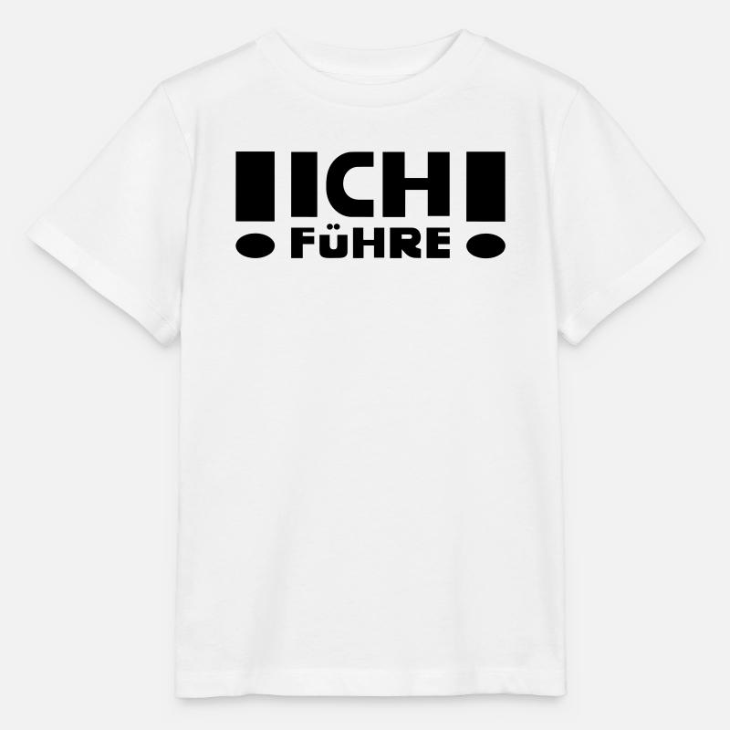 ICH führe - Stanley/Stella Kinder T-Shirt MINI CREATOR  - Weiß