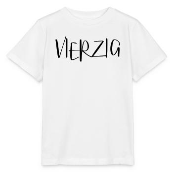 40 vierzig Geburtstag Geschenk - Stanley/Stella Kinder T-Shirt MINI CREATOR  - Weiß - Vorne - Maike (125cm)