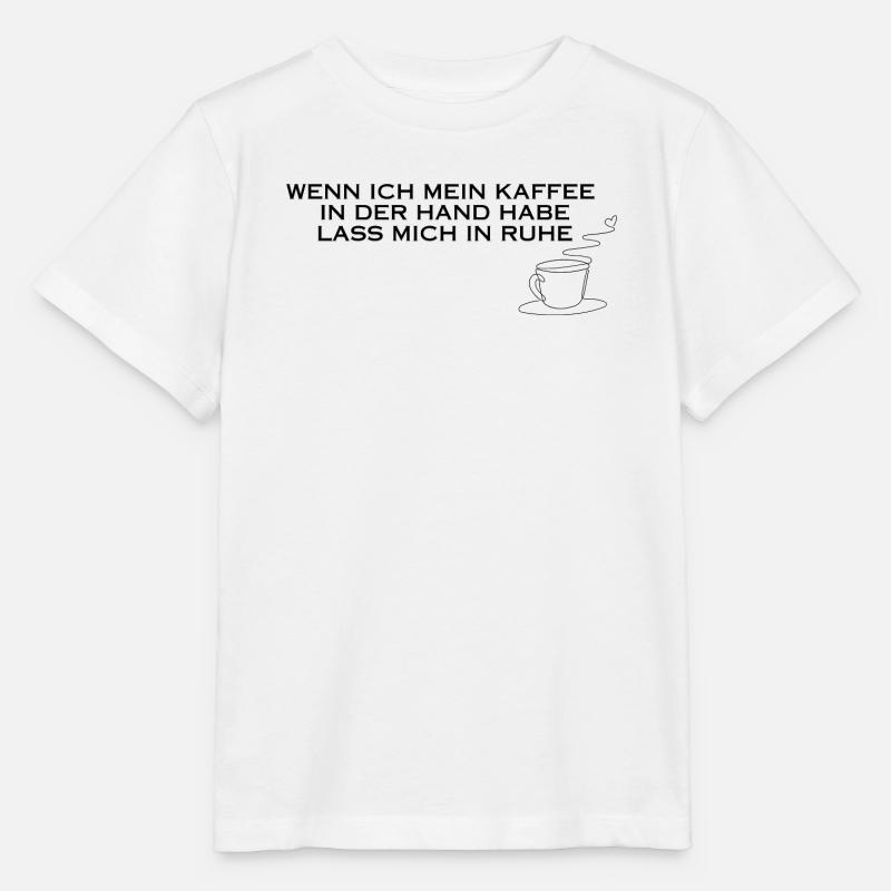 Kaffee in der Hand - Stanley/Stella Kinder T-Shirt MINI CREATOR - Weiß