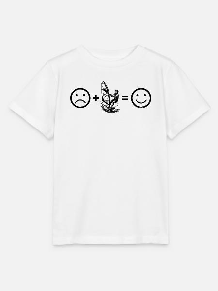 Direkte Windsurfing Aussage - Stanley/Stella Kinder T-Shirt MINI CREATOR  - Weiß