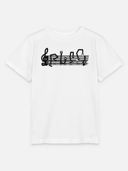 GIB DIE NOTE - Stanley/Stella Kinder T-Shirt MINI CREATOR - Weiß
