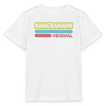 Kameramann - Stanley/Stella Kinder T-Shirt MINI CREATOR  - Weiß - Vorne - Maike (125cm)
