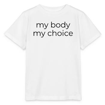 Mon corps - Mon choix - T-shirt bio MINI CREATOR Stanley/Stella Enfant - blanc - Devant - Maike (125cm)