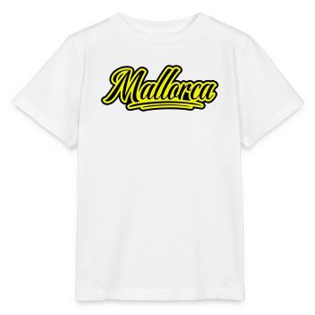 Mallorca Schrift - Stanley/Stella Kinder T-Shirt MINI CREATOR  - Weiß - Vorne - Maike (125cm)