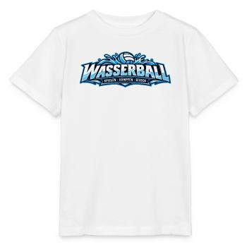 Wasserball Teamgeist Logo - Stanley/Stella Kinder T-Shirt MINI CREATOR  - Weiß - Vorne - Maike (125cm)